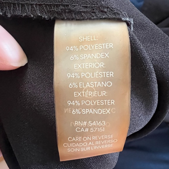 Calvin Klein Ruffle Shoulder Black Sheath Dress | Size 10 - Picture 11 of 12